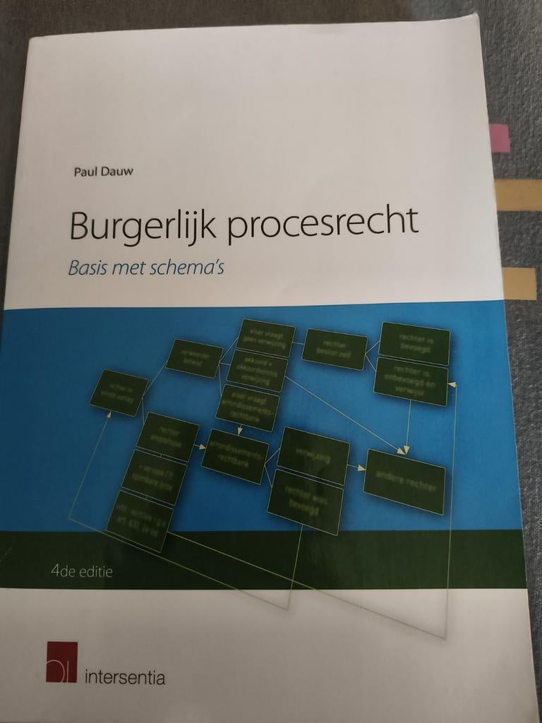 Paul Dauw burgerlijk procesrecht 4e editie, Boeken, Ophalen of Verzenden