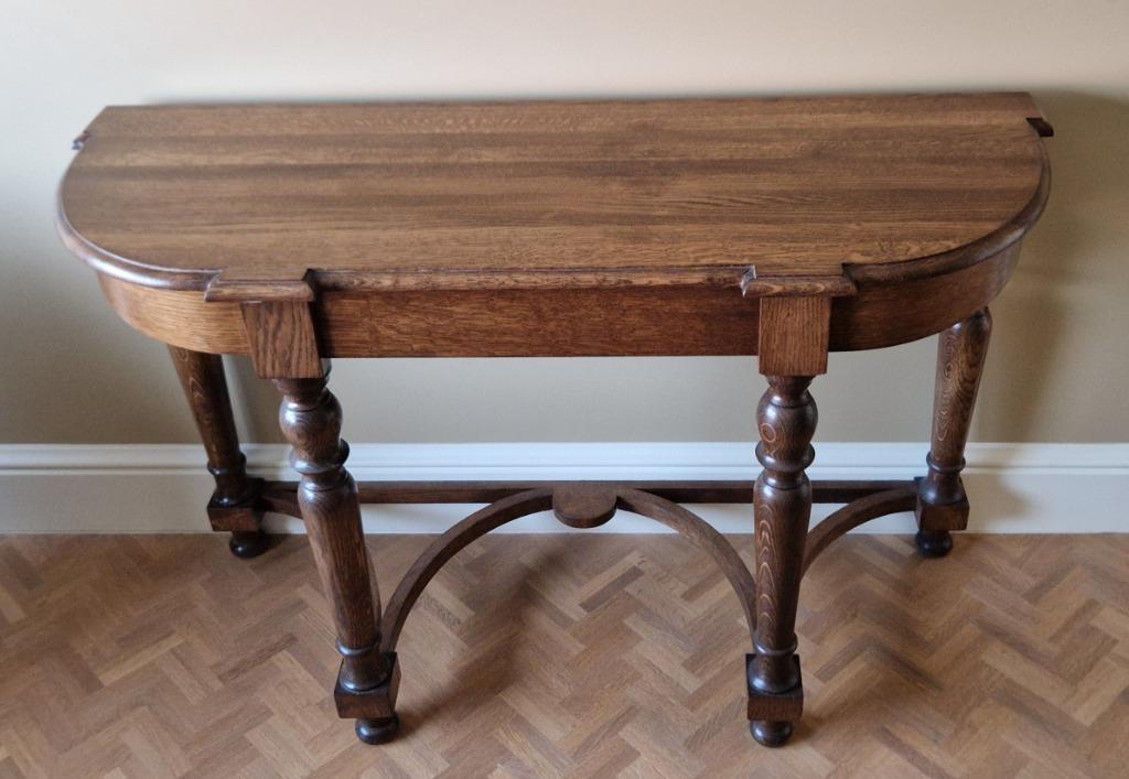 Sidetable, Ophalen, 100 tot 150 cm, Eikenhout, Zo goed als nieuw