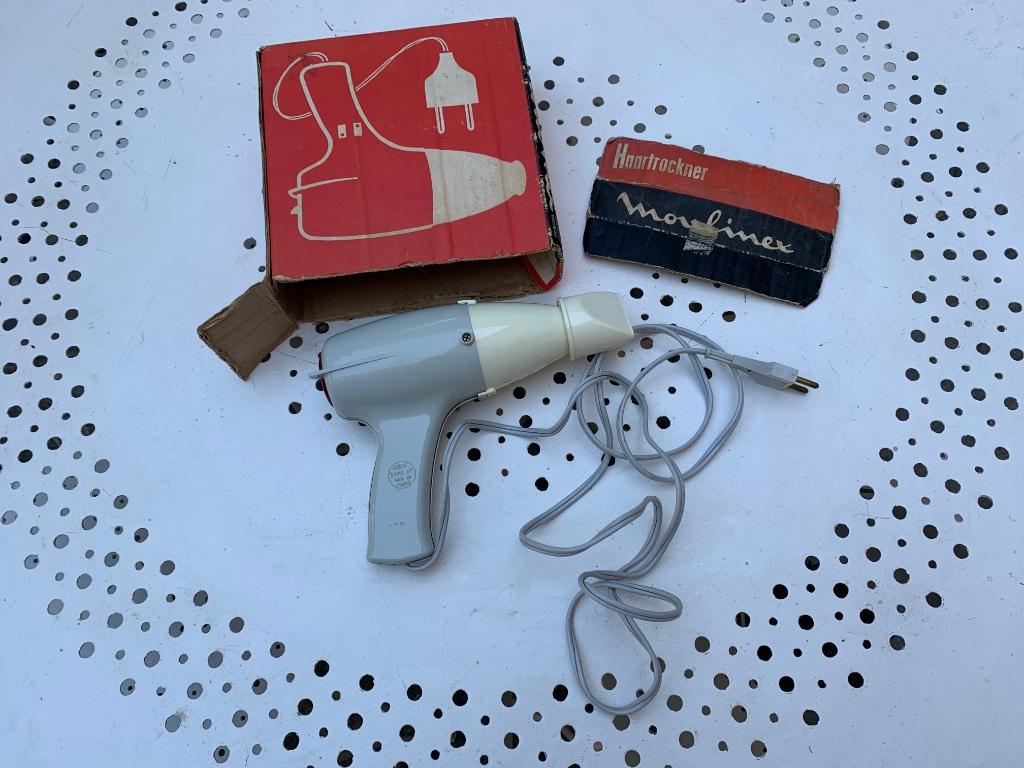 Moulinex Sèche-cheveux ancien, vintage modèle 162 ? boîte d’, Envoi, Utilisé, Soin des cheveux