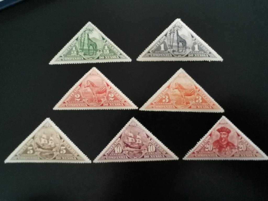 Colonie portugaise Nyassa 1924 - girafe, zèbre, Vasco de Gam, Enlèvement ou Envoi, Autres pays, Non oblitéré
