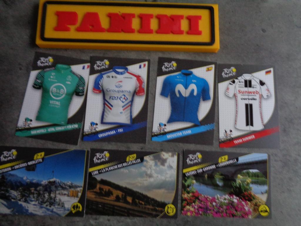 PANINI KAARTEN !!!  WIELRENNEN TOUR DE FRANCE 2020   7X  WIE, Verzenden
