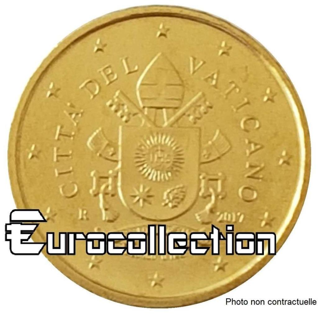50 centimes VATICAN 2017, Postzegels en Munten, Munten | Europa | Euromunten, Ophalen of Verzenden, Vaticaanstad, 50 cent, Losse munt