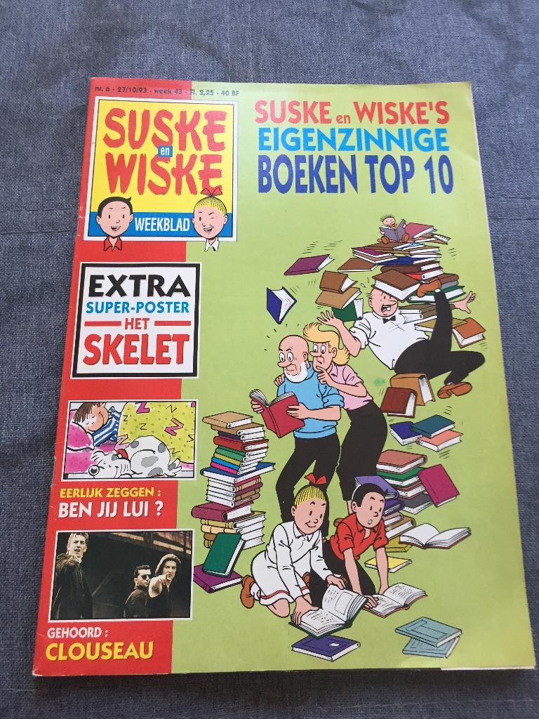 Suske & Wiske Weekblad nr 6 27/10/93, Une BD, Enlèvement ou Envoi, Neuf