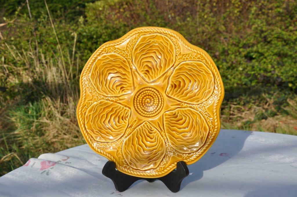 §  assiette pour 6 huitres boch keralux, Enlèvement ou Envoi