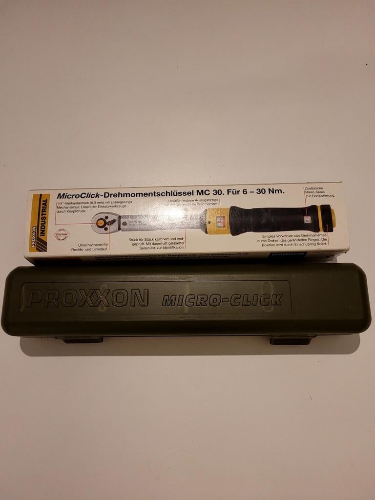 Proxxon Industrial MicroClick MC 30 23349 momentsleutel, Ophalen of Verzenden, Zo goed als nieuw