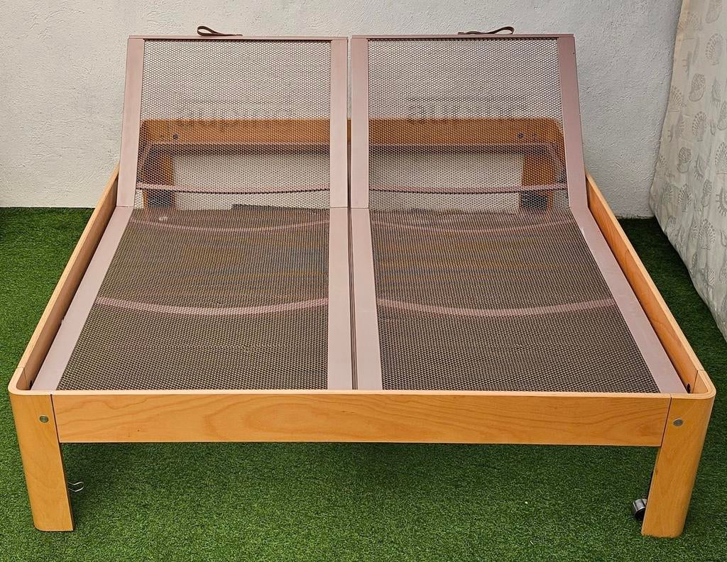 Auping Auronde Bed 180x200cm 48cm Hoog (Seniorenhoogte), Ophalen of Verzenden, Zo goed als nieuw