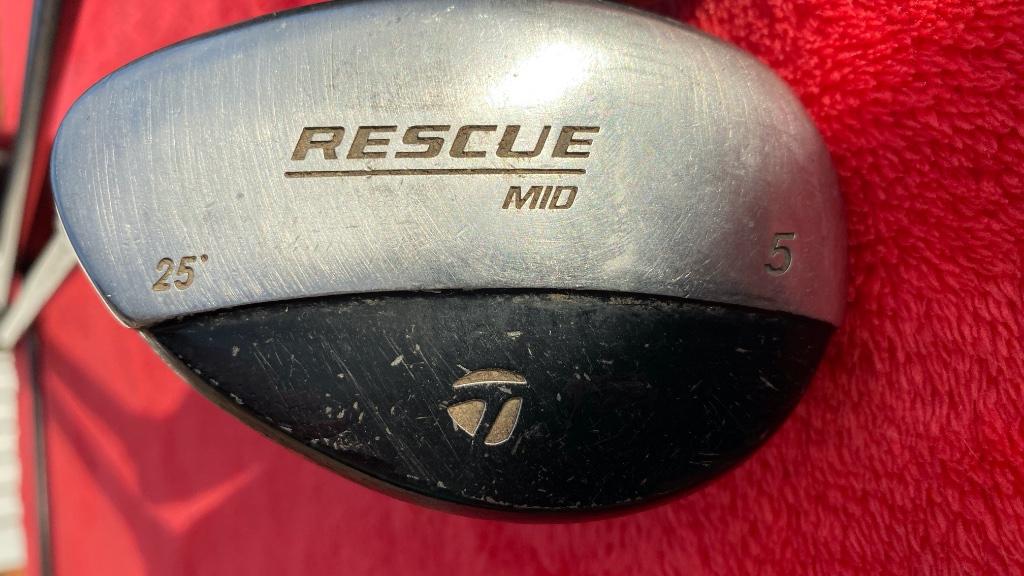 Taylormade Rescue Mid hybrid 5  flex golfclub. LINKS, Ophalen, Gebruikt, Club, Overige merken