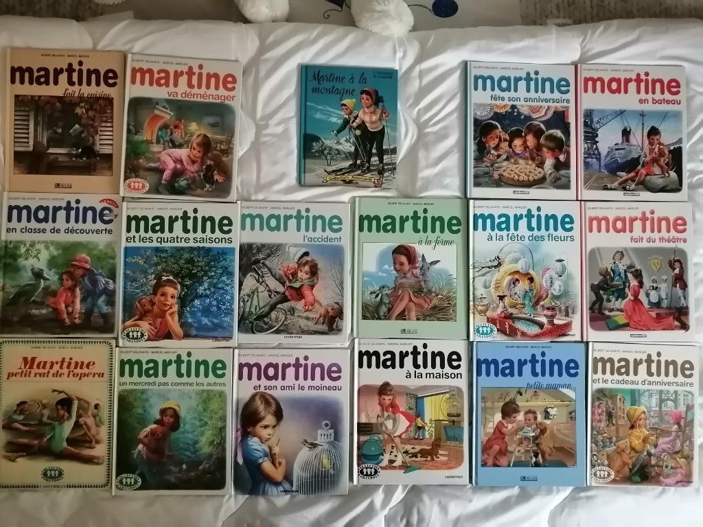 Lot 27 livres Martine de Delahaye et Marlier, Livres, Enlèvement ou Envoi