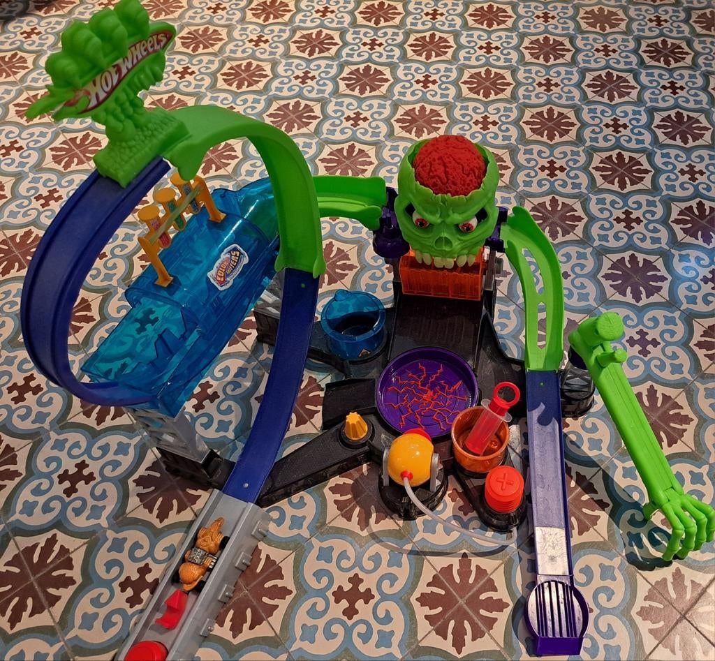 Circuit Hotwheels color shifter., Enlèvement, Hot Wheels, Avec looping, Circuit