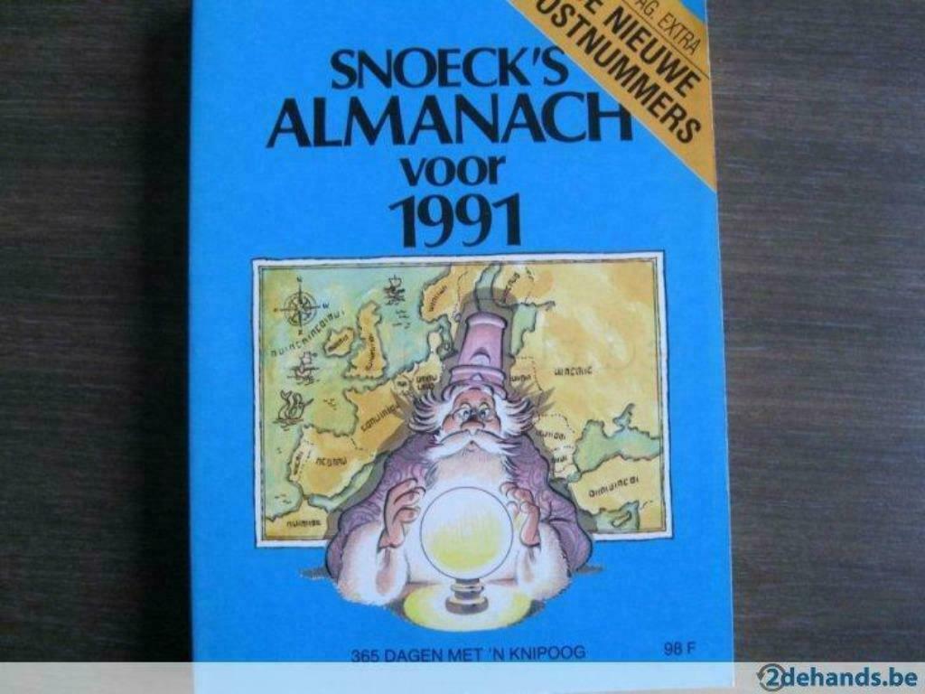 Snoeck's Almanach 1991, Ophalen of Verzenden, Zo goed als nieuw, Catalogus