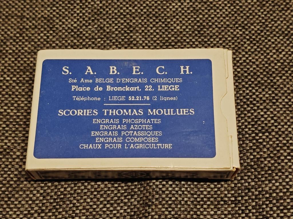 Jeu complet de cartes à jouer : Sabech - Scories Thomas Moul, Enlèvement ou Envoi, Neuf, Carte(s) à jouer