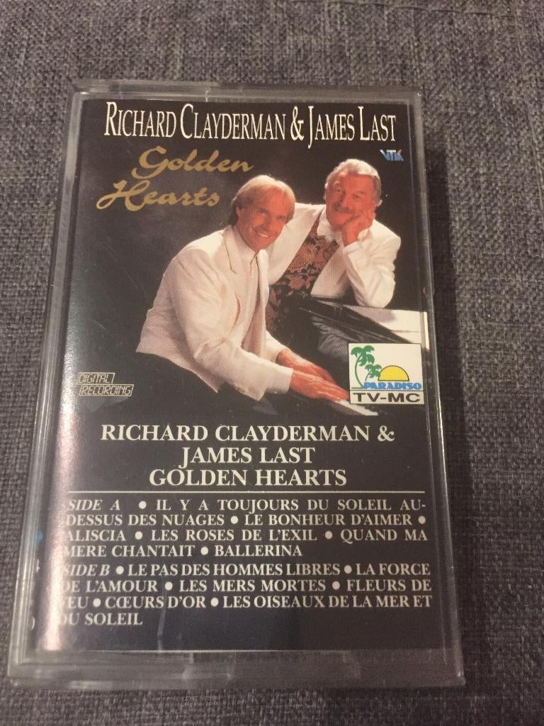 Muziek cassette Richard Clayderman & James Last, Cd's en Dvd's, Cassettebandjes, Klassiek, 1 bandje, Ophalen of Verzenden, Zo goed als nieuw