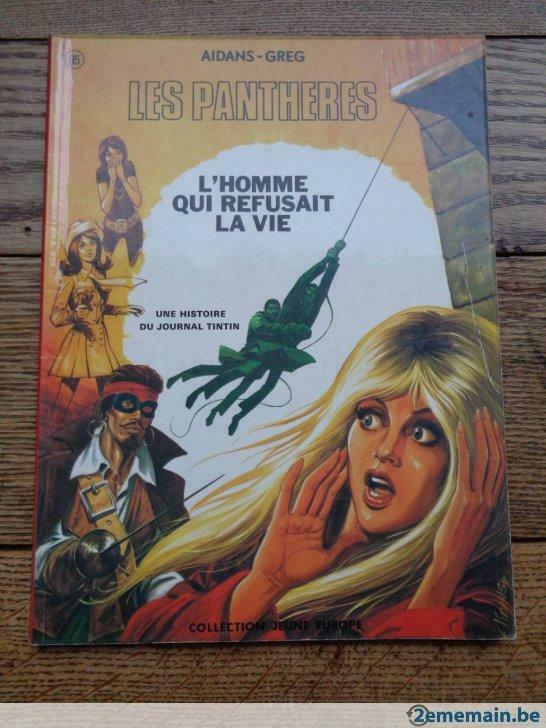 Les panthères  - Aidans-Greg - L'homme qui refusait la vie, Livres, Enlèvement, Utilisé