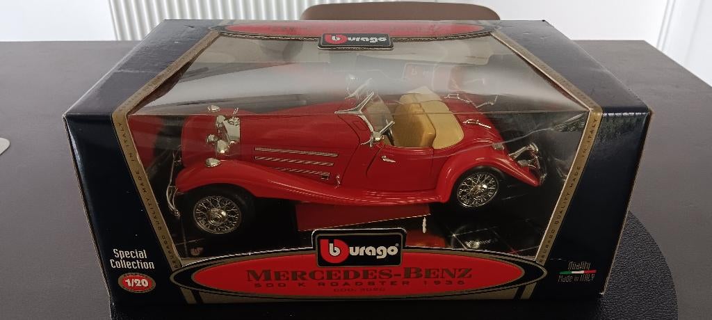 BURAGO classic car: Mercedes-Benz Roadster 1938, Enlèvement ou Envoi, Neuf, Voiture
