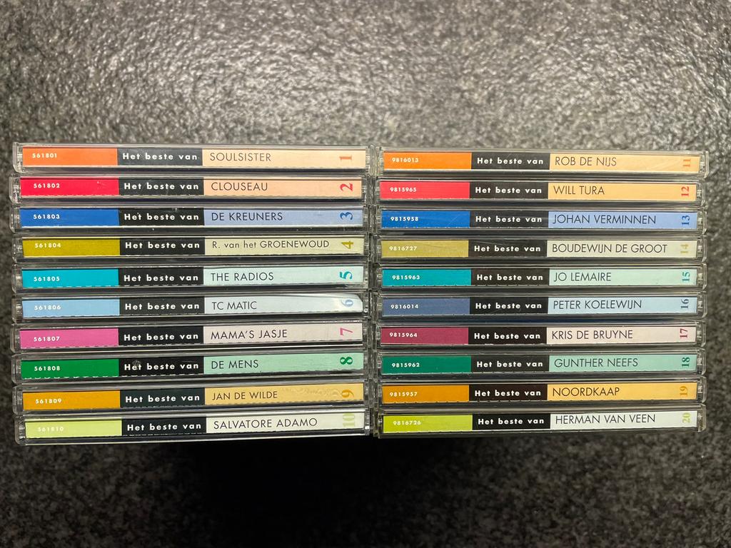 Reeks Het Beste Van : 20 cd’s, Ophalen of Verzenden, Gebruikt