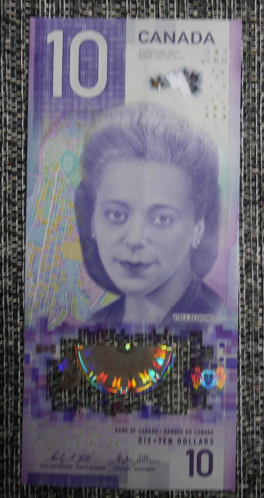 2018 UNC Polymer Canada biljet van 10 dollar, Postzegels en Munten, Verzenden, Overige landen, Setje