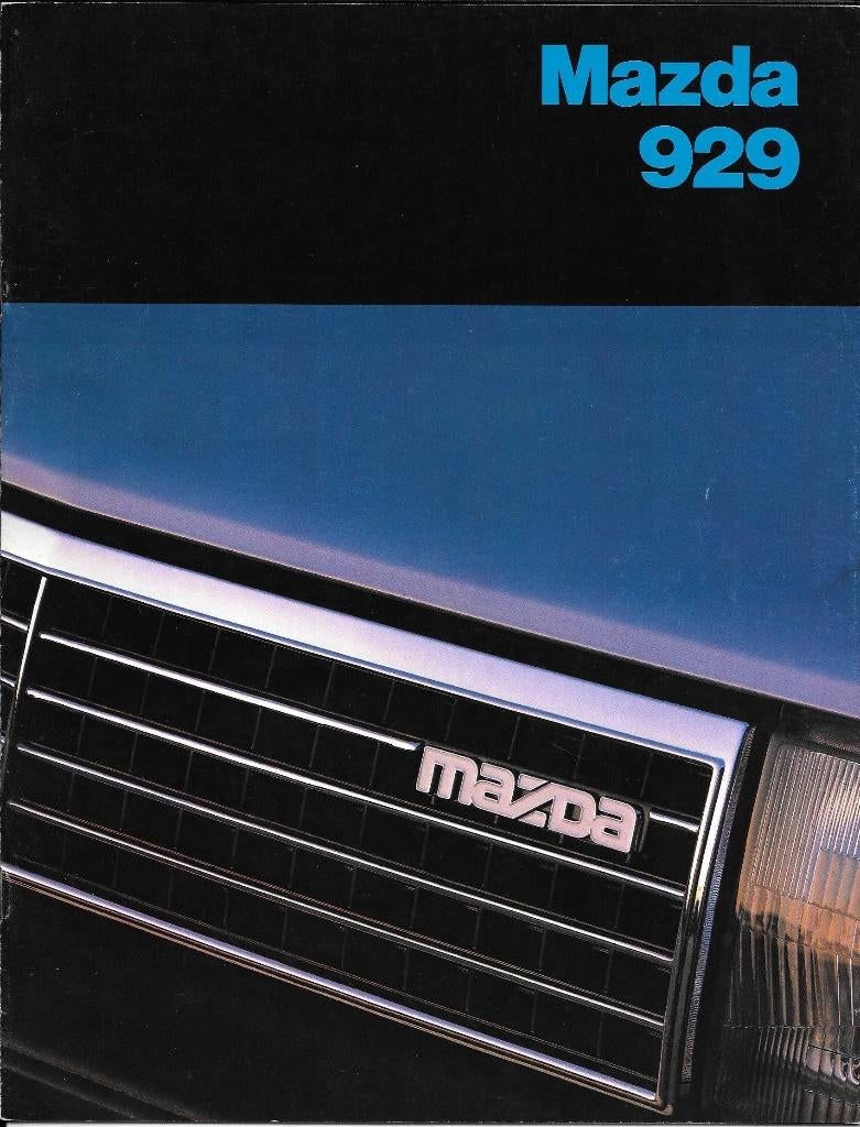 MAZDA 929,  1981, Livres, Autos | Brochures & Magazines, Enlèvement ou Envoi, Comme neuf, Mazda