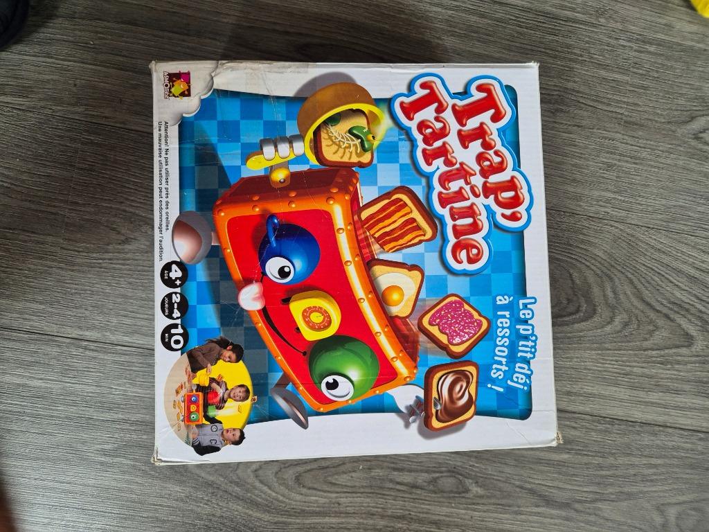 Trap'tartine, Trois ou quatre joueurs, Jeu de voyage, Enlèvement ou Envoi, Autre