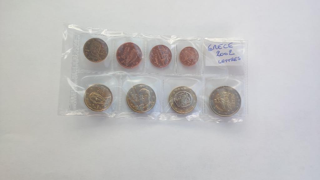 Série complète Grèce 2002 UNC (S,F,E), Enlèvement ou Envoi, Grèce, Autres valeurs, Série