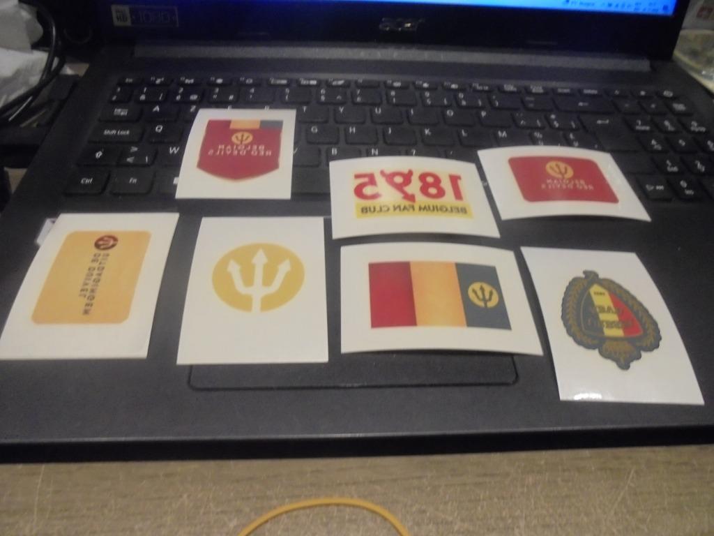 Red devils stickers, Ophalen of Verzenden, Zo goed als nieuw, Overige typen