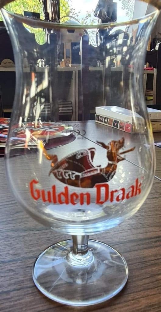 Verre à bière Gulden Draak sur pied 33cl, Enlèvement ou Envoi, Comme neuf
