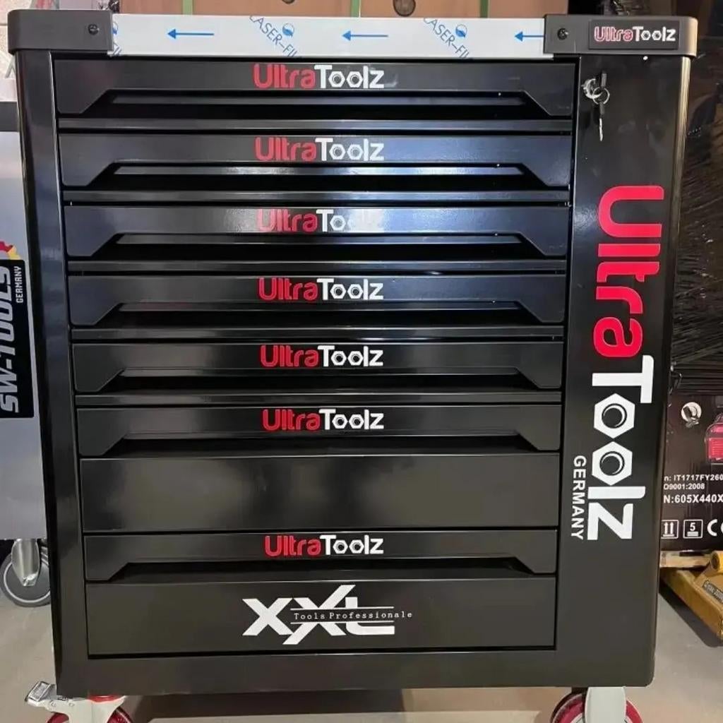 Chariot à outils XXL 8 tiroirs dont 8 remplis !, Autos : Divers, Outils de voiture, Enlèvement ou Envoi, Neuf