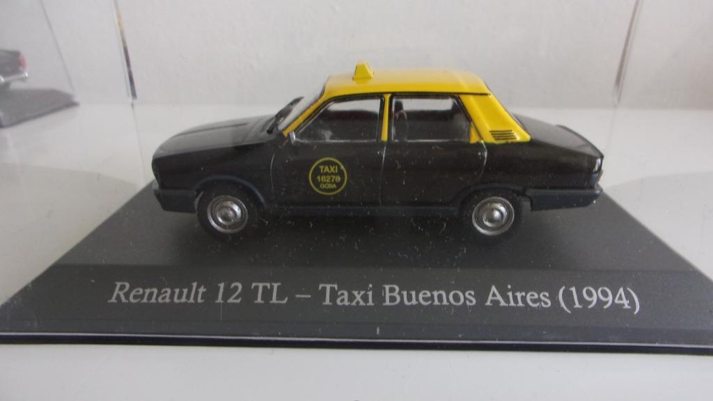 RENAULT 12TL 94.TAXI BUENOS AIRES en VITRINE,COMME NEW, Enlèvement ou Envoi, Comme neuf, Voiture, Autres marques