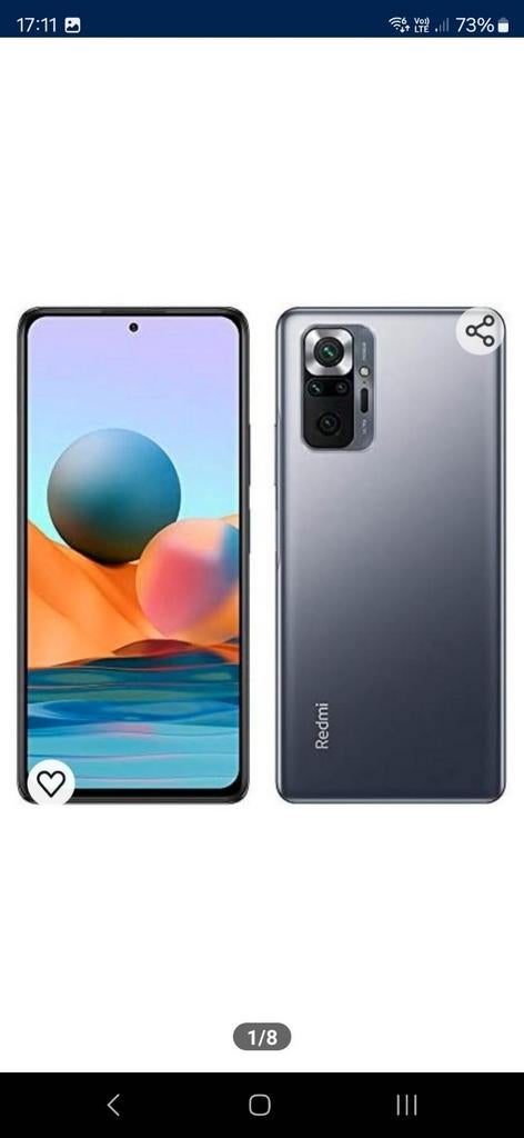 Xiaomi Redmi Note 10 Pro (Onyx Gray / grijs), Ophalen of Verzenden, Zo goed als nieuw, 6 megapixel of meer, Zonder abonnement