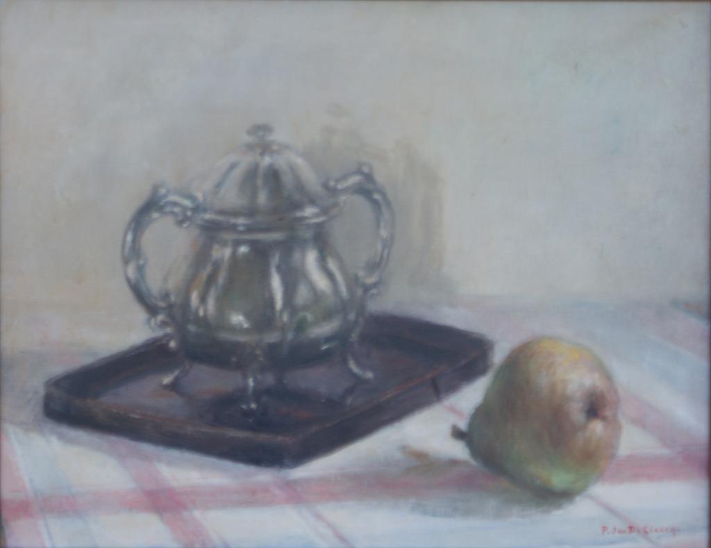 Pieter Jan De Clercq (1891-1964): Stilleven (O/D, 70 x 60cm), Antiek en Kunst, Ophalen of Verzenden