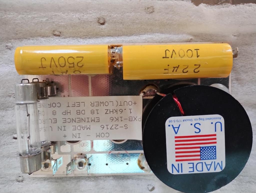 scheidingsfilter Eminence U.S.A. PXB-1k6 - nieuw €15,00, Audio, Tv en Foto, Luidsprekerboxen, Overige typen, Nieuw, Ophalen of Verzenden