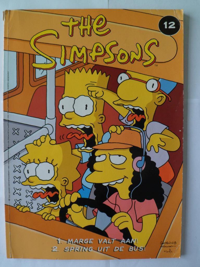 The SIMPSONS N15 stripboek, Gelezen, Matt Groening, Eén stripboek, Ophalen of Verzenden