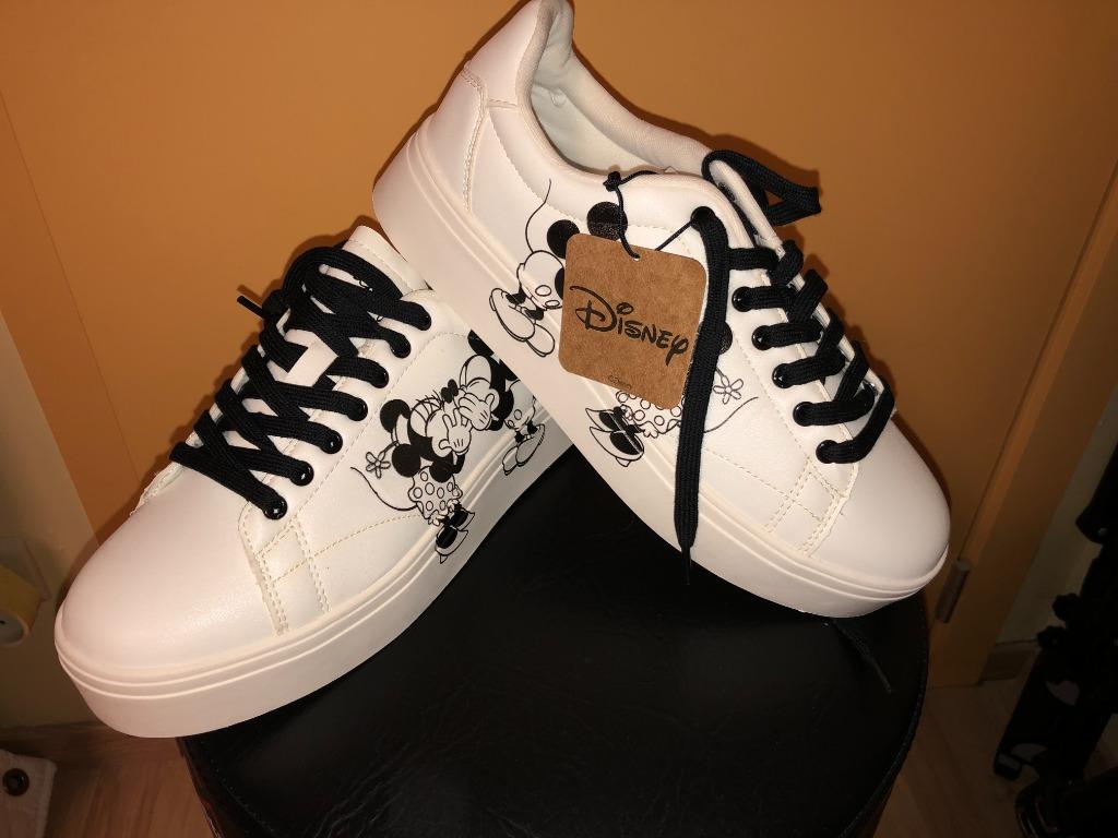 Elegante Disney Sneakers - Minnie Mouse - Maat 40 - NIEUW, Disney, Wit, Nieuw, Ophalen of Verzenden