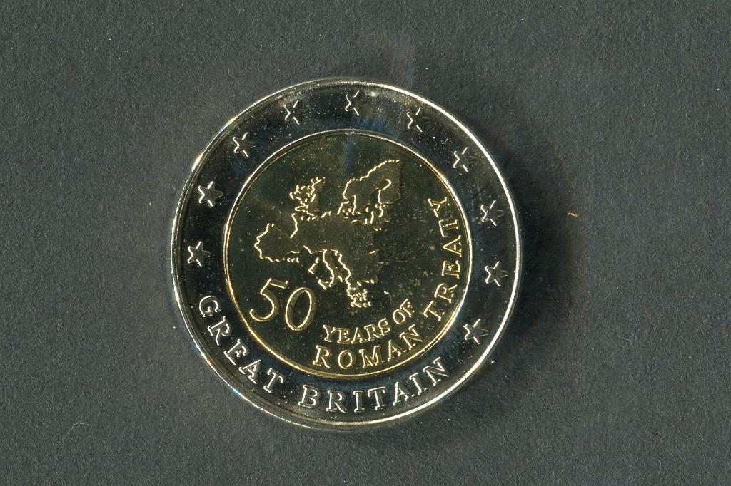 Engeland 2007 bewijs van het Verdrag van Rome, zeldzame munt, Ophalen of Verzenden, Overige landen, 2 euro, Setje