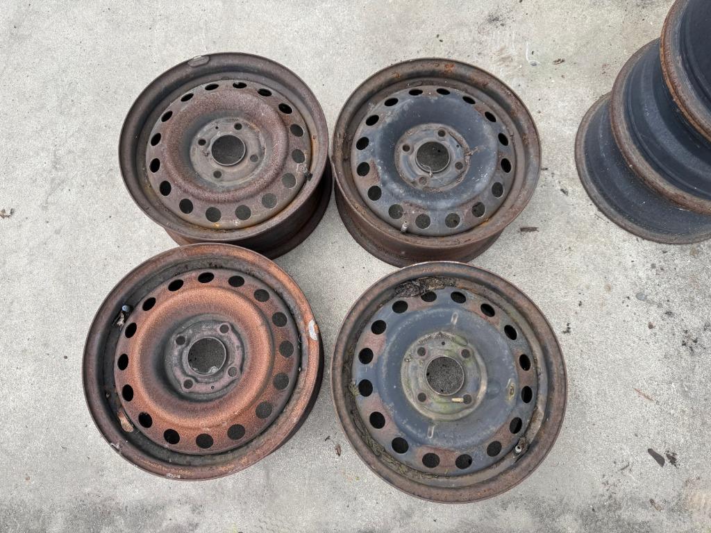 4 Nissan Almera velgen van plaatstaal, Auto-onderdelen, Ophalen, Gebruikt, Nissan