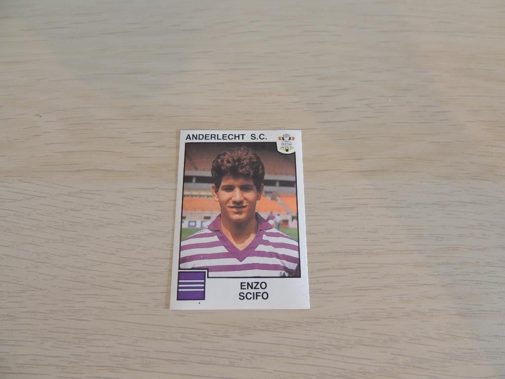 Panini FB 85 Enzo Scifo Rookie sticker !, Ophalen of Verzenden, Zo goed als nieuw