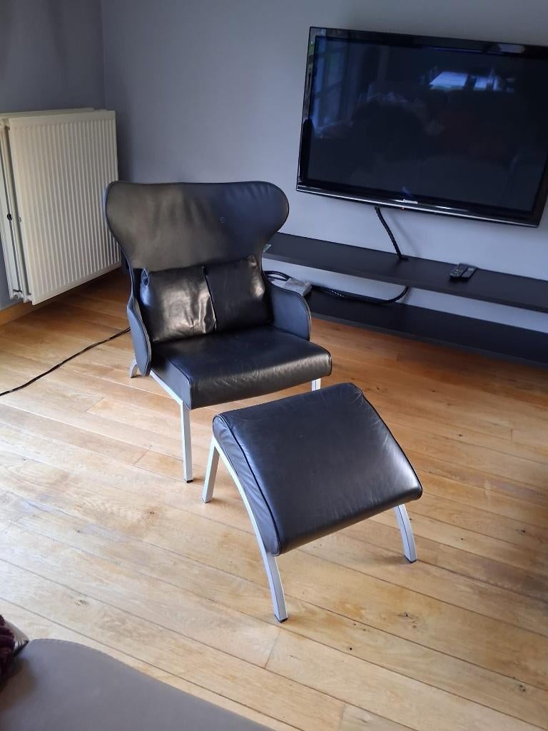 Fauteuil HARVINK, Maison & Meubles, Fauteuils, Enlèvement, Comme neuf, Cuir, Design