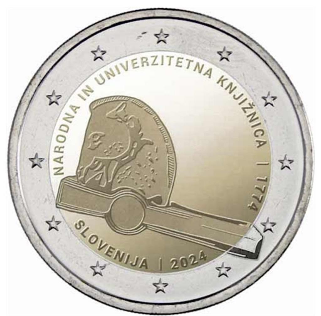 2 euro Slovenië 2024 Universiteitsbibliotheek, Verzenden, Slovenië, 2 euro