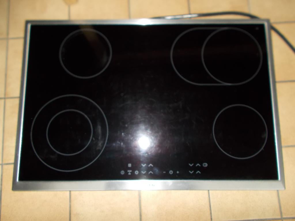 aeg HK834060XB vitrokeramische kookplaat, Ophalen, Gebruikt, Keramisch, 4 kookzones