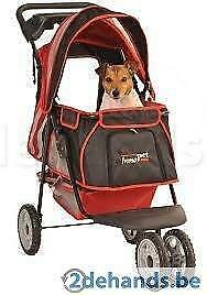 Hondenbuggy Innopet All Terrain Black-Red, Ophalen, Nieuw