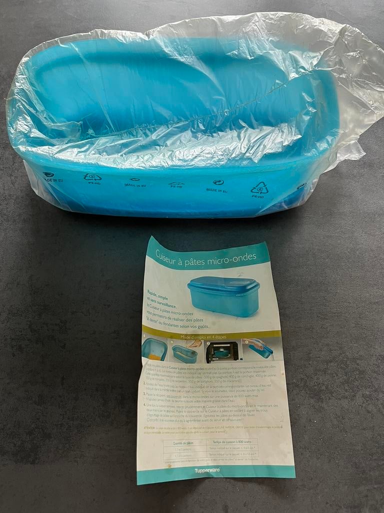 Cuiseur pâtes Tupperware, Maison & Meubles, Cuisine| Tupperware, Neuf, Bleu, Récipient ou Bol