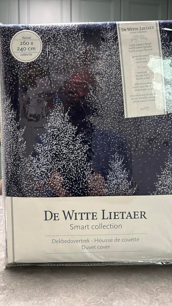 De witte lietaer flanellen dekbedovertrek, Ophalen, Nieuw