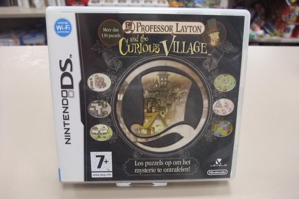 Professor Layton en the curious Village (cib) hol DS, Puzzel en Educatief, Gebruikt, Level 5, 1 speler