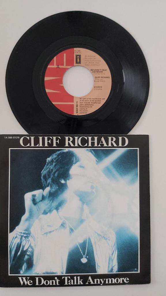 Cliff Richard - We praten niet meer, Ophalen of Verzenden, Zo goed als nieuw