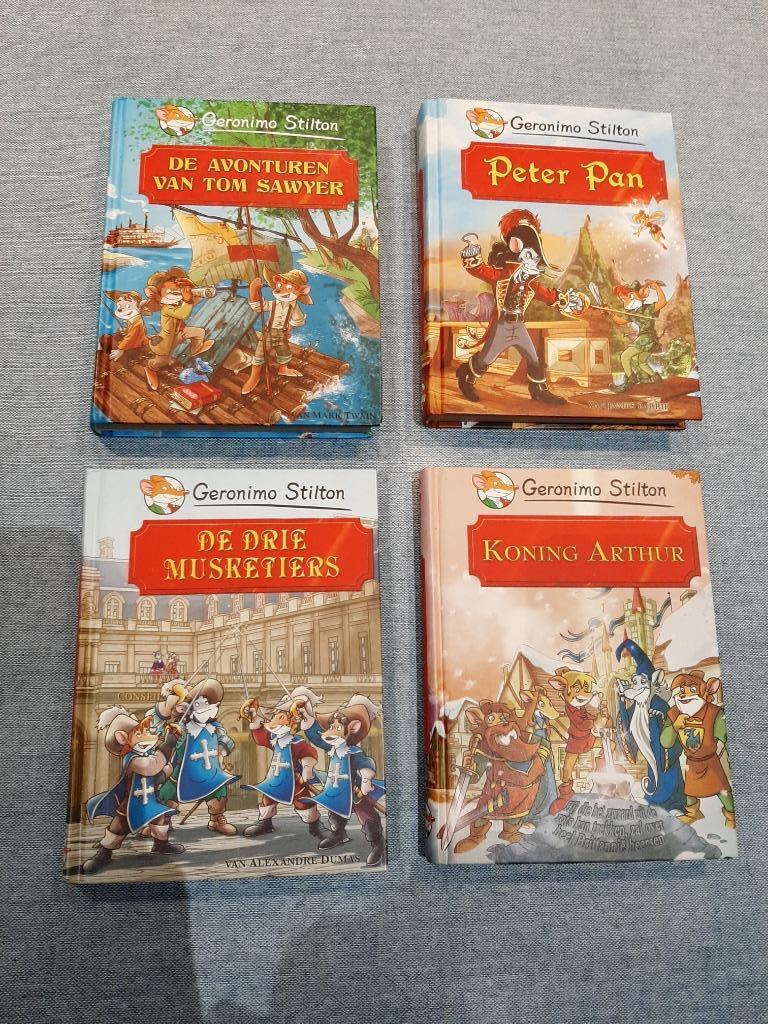 4 boeken Geronimo Stilton, Enlèvement ou Envoi, Utilisé, Geronimo Stilton, Fiction général