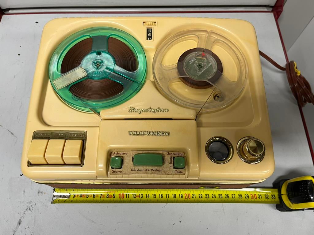 Telefunken Magnetophon bandrecorder uit de jaren 50/60, Ophalen, Bandrecorder