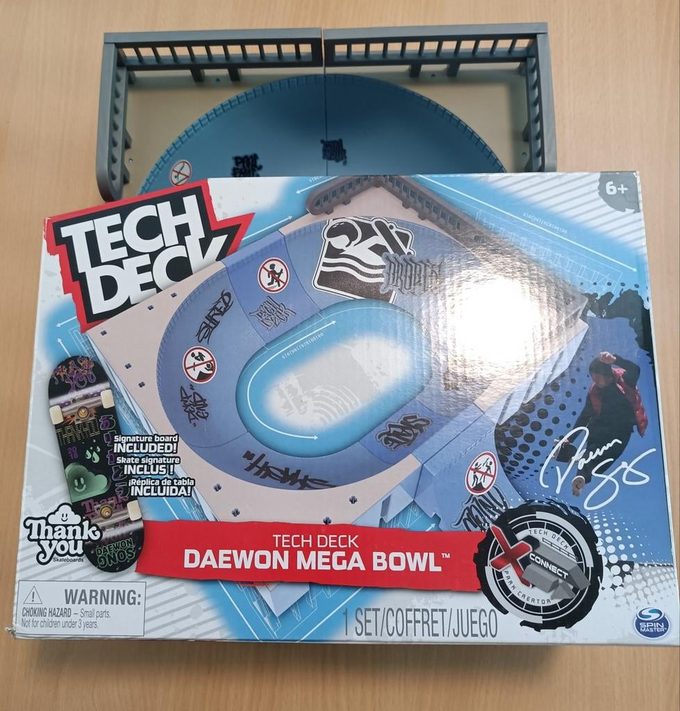 Tech Deck Daewon Mega bowl skate, Ophalen, Zo goed als nieuw