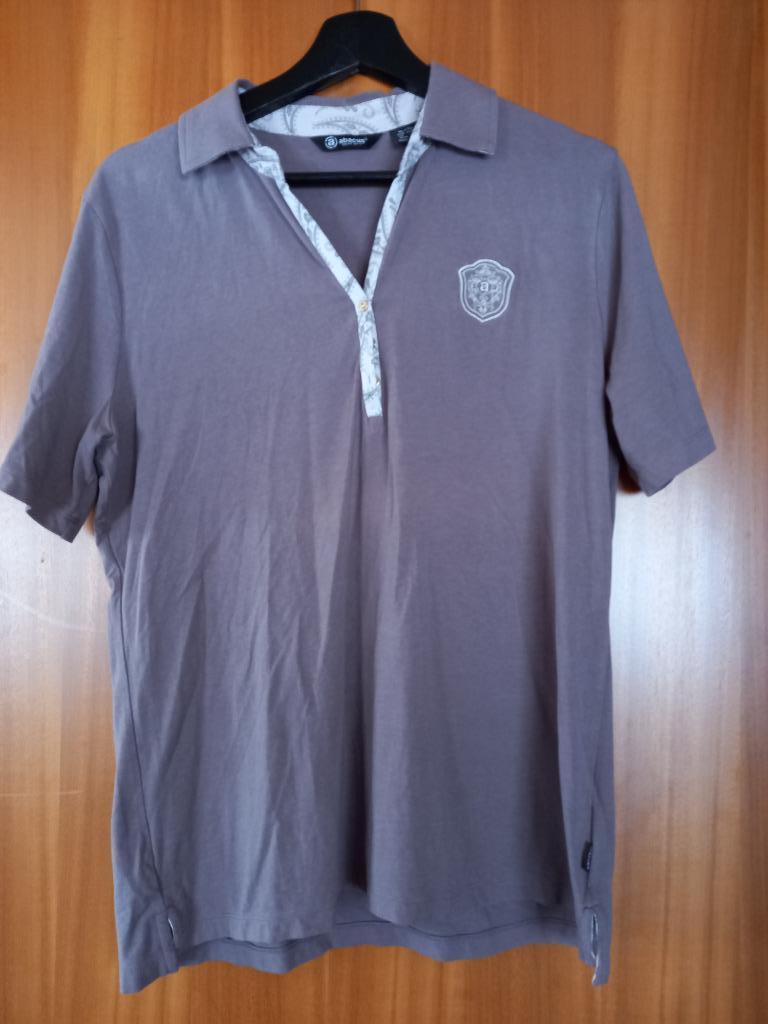 lichtbruine polo, Bruin, Verzenden, Maat 42/44 (L), Zo goed als nieuw