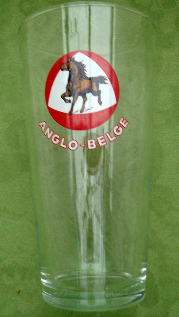 Bier brouwerij glas Anglo Belge Zulte paard, Enlèvement ou Envoi, Comme neuf, Verre à bière
