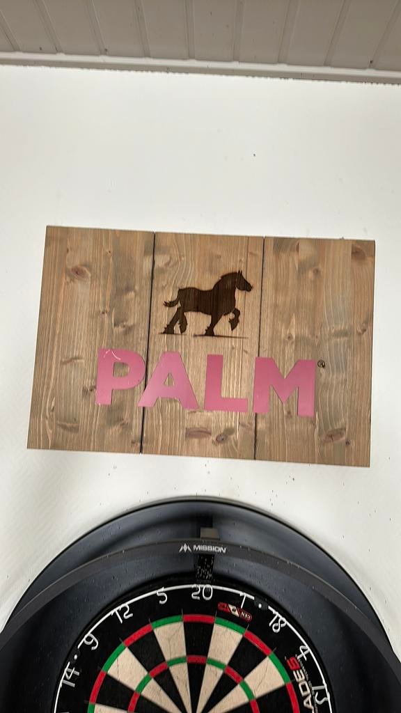 Reclame bord palm, Verzamelen, Biermerken, Ophalen, Zo goed als nieuw, Palm