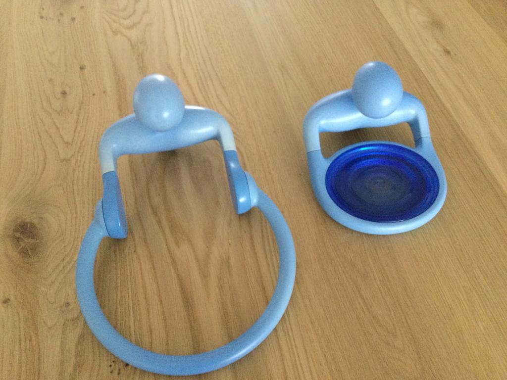 Alessi handdoekhouder en zeep houder, Huis en Inrichting, Badkamer | Badtextiel en Accessoires, Ophalen of Verzenden, Gebruikt